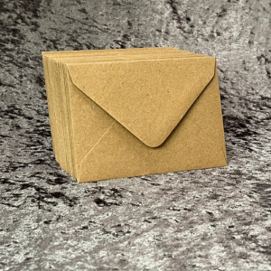 100 x Kraft Envelopes 82mm x 113mm